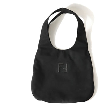 Fendi Vintage Ff Flat Hobo Nylon Large