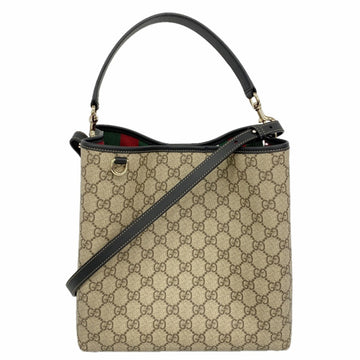 Gucci Gg Emblem Bucket Bag Coated