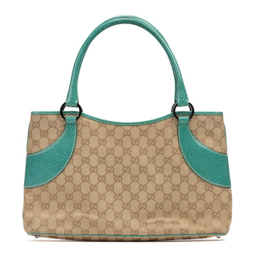 Gucci Vintage Zip Tote Gg Canvas With