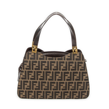 Fendi Vintage Shoulder Bag Zucca Canvas