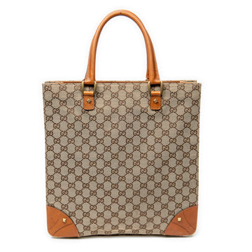 Gucci Nailhead Tote Gg Canvas Medium