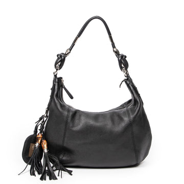 Gucci Techno Horsebit Hobo Leather