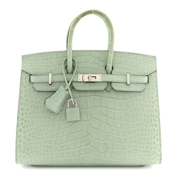 Hermes Matte Alligator Birkin Sellier 25