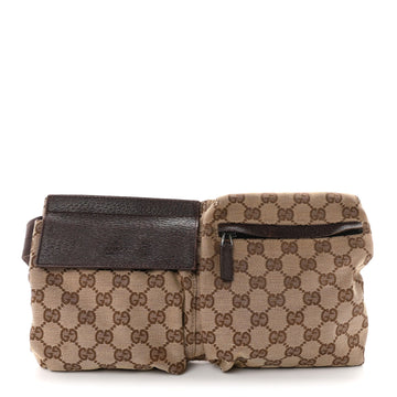 Gucci Gg Double Pocket Belt Bag Dark