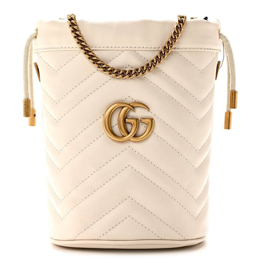 Gucci Calfskin Matelasse Mini Gg Marmont