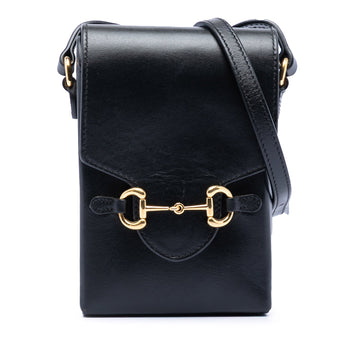 Gucci Horsebit Crossbody Bag Leather