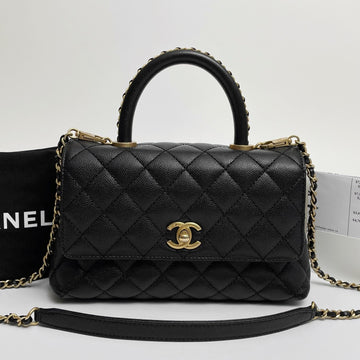 Chanel Coco Handle Small Black Caviar