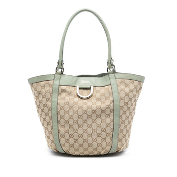 Gucci Gg Canvas Abbey D Ring Tote Pre-