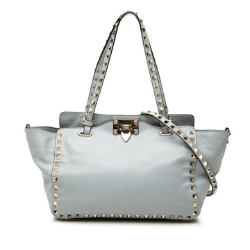 Valentino Small Leather Rockstud Trapeze