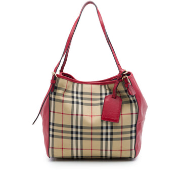 Burberry Small Haymarket Check Nylon And