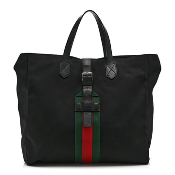 Gucci Techno Canvas Web Single Buckle