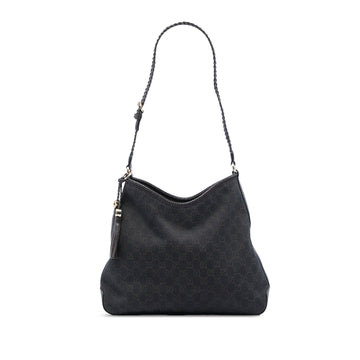 Gucci Marrakech Hobo Gg Canvas Medium
