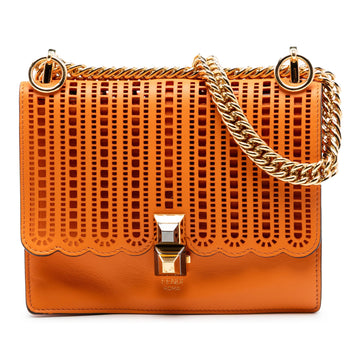 Fendi Kan I Bag Laser Cut Leather Small
