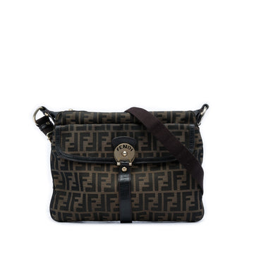 Fendi Zucca Canvas Chef Zip Crossbody