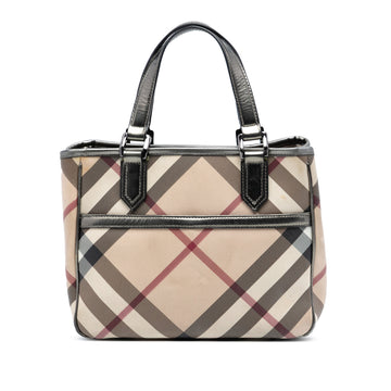 Burberry Nickie Tote Nova Check Coated