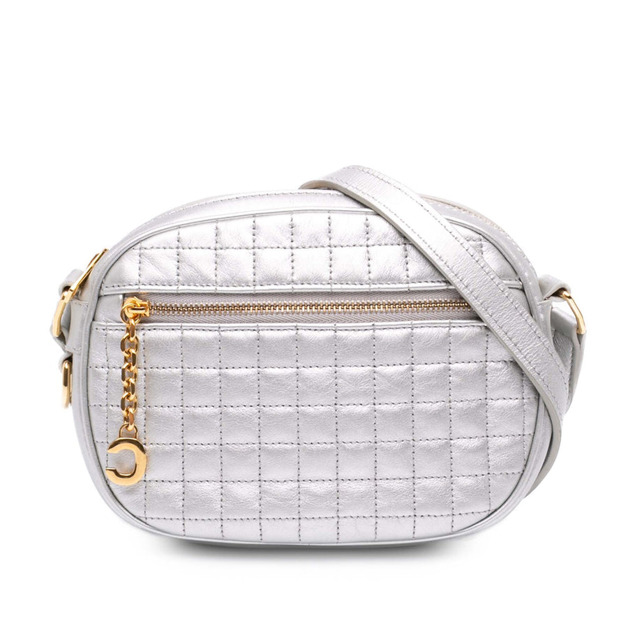 Celine Small Quilted Calfskin C Charm
