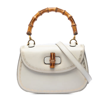 Gucci Bamboo Top Handle Bag Leather