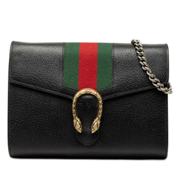 Gucci Mini Calfskin Dionysus Web Wallet