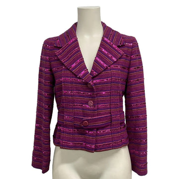 Chanel Purple [Outer Fabric] Cotton