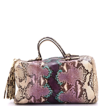 Gucci Soho Boston Bag Python
