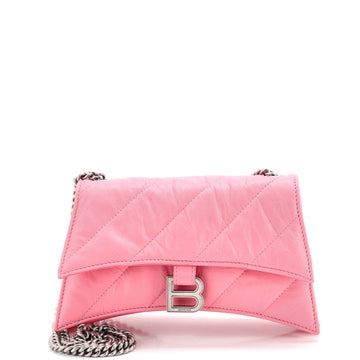 Balenciaga Crush Chain Flap Bag Quilted