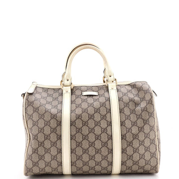 Gucci Joy Boston Bag Gg Coated Canvas