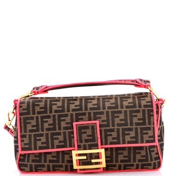 Fendi Baguette Nm Bag Zucca Canvas Large