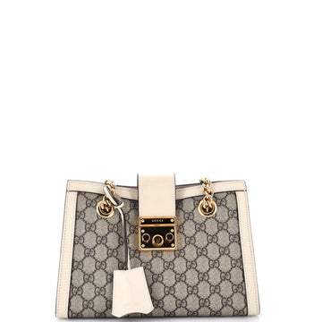 Gucci Padlock Chain Tote Gg Coated