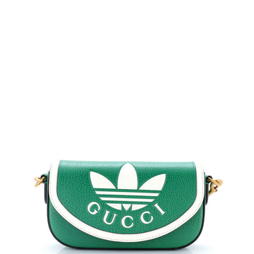 Gucci X Adidas Flap Shoulder Bag Leather