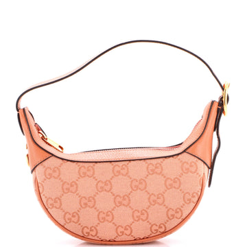 Gucci Ophidia Half Moon Bag Gg Canvas
