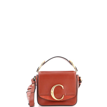 Chloe C Flap Bag Leather Mini