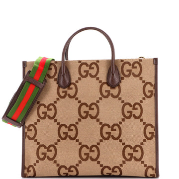 Gucci Convertible Tote Jumbo Gg Canvas