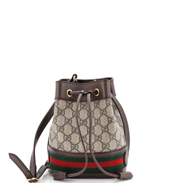 Gucci Ophidia Bucket Bag Gg Coated