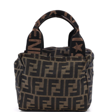 Fendi Vintage Cosmetic Tote Zucca Canvas