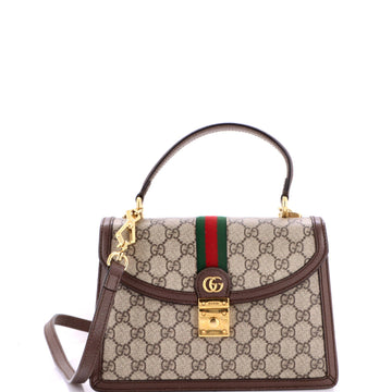 Gucci Ophidia Flap Top Handle Bag Gg