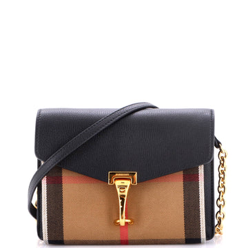 Burberry Macken Crossbody Bag Leather