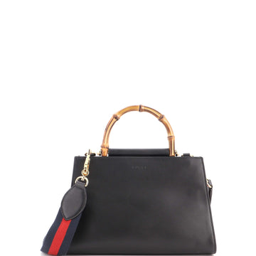 Gucci Nymphaea Top Handle Bag Leather