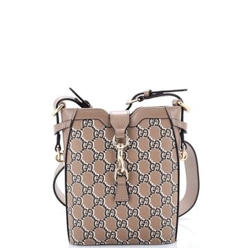 Gucci Bucket Shoulder Bag Gg Shadow