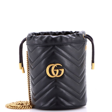 Gucci Gg Marmont Bucket Bag Matelasse