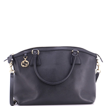 Gucci Gg Charm Convertible Dome Satchel