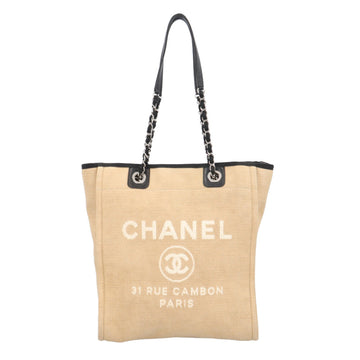 Chanel Deauville Tote Canvas Small