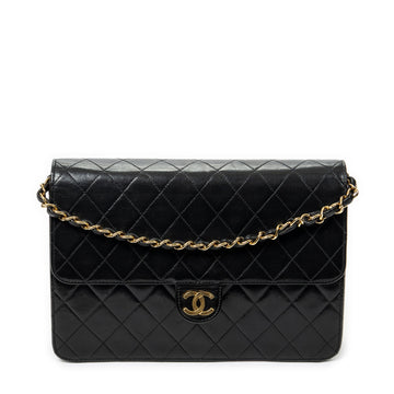 Chanel Vintage Clutch With Chain Quilted