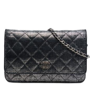 Chanel Wallet On Chain Quilted Glittered