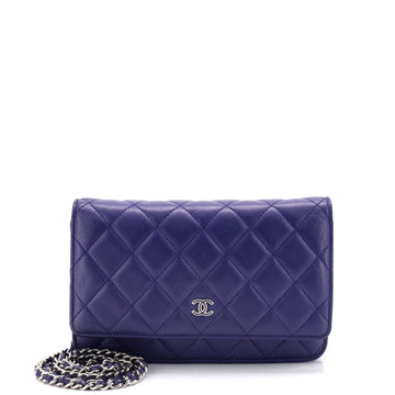 Chanel Wallet On Chain Quilted Lambskin