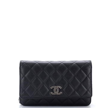 Chanel Textured Cc Wallet On Chain