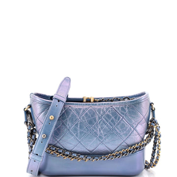 Chanel Gabrielle Hobo Quilted Iridescent