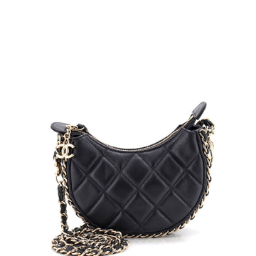Chanel Chain Around Hook Hobo Quilted