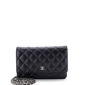 Chanel Wallet On Chain Quilted Caviar