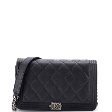 Chanel Boy Wallet On Chain Quilted