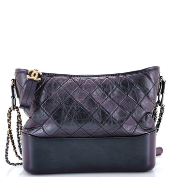 Chanel Gabrielle Hobo Quilted Iridescent